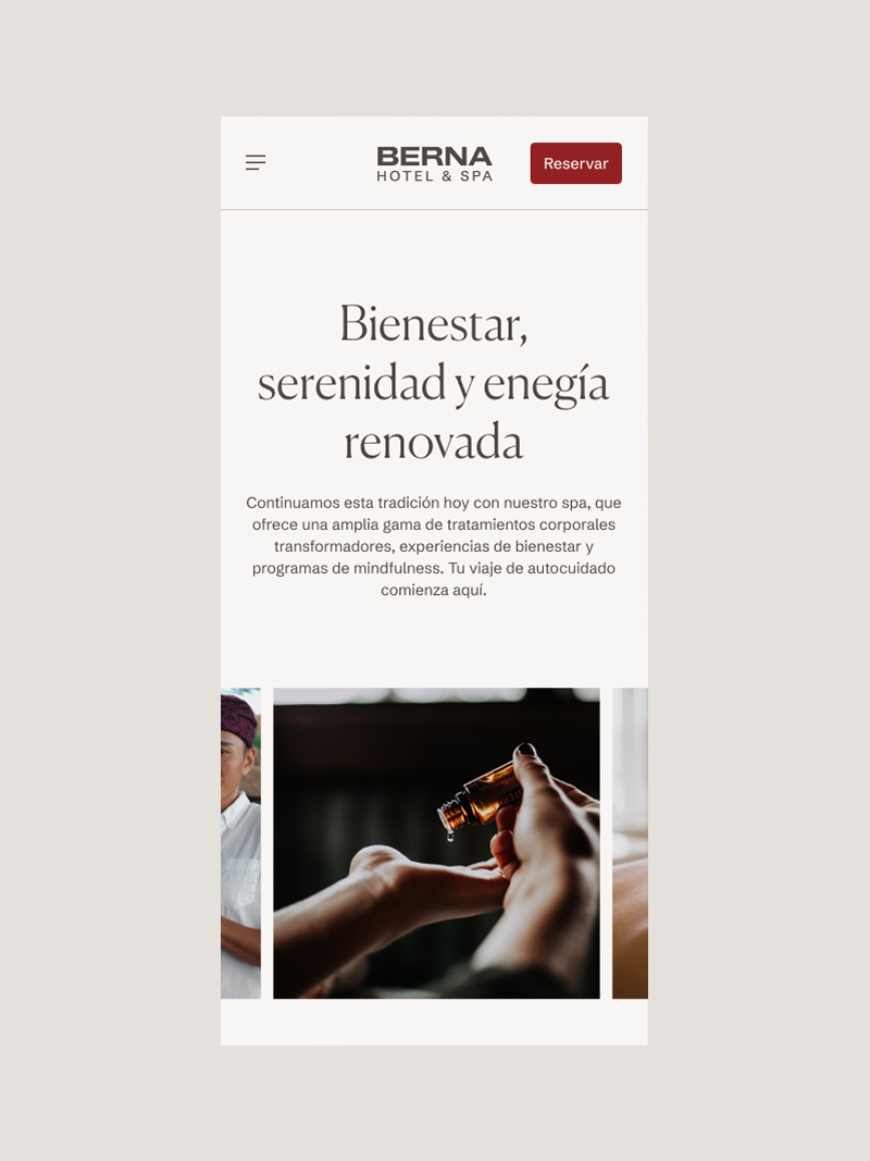 Hotel Berna — pantalla 1