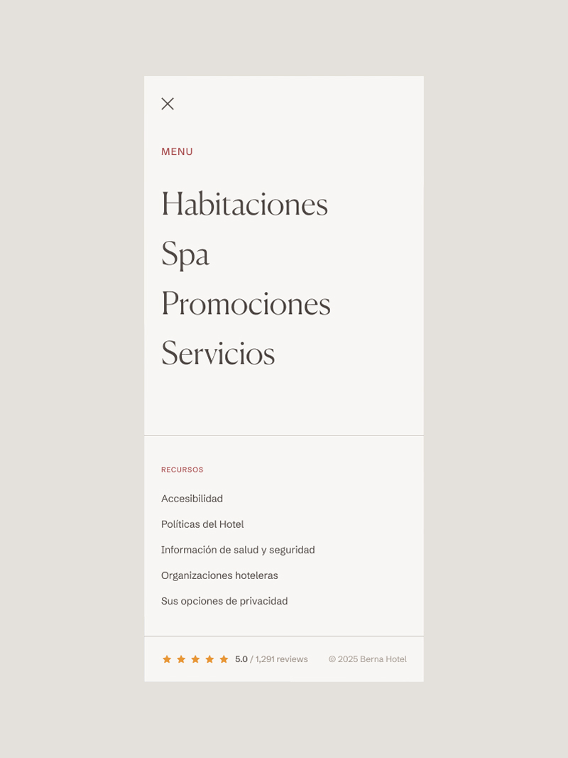 Hotel Berna — proceso 1
